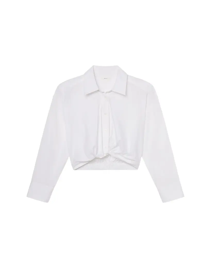 A.L.C. Leo Long-Sleeve Top