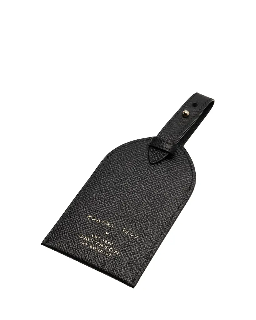 Smythson x Thomas Lelu "To Do List" Panama Luggage Tag