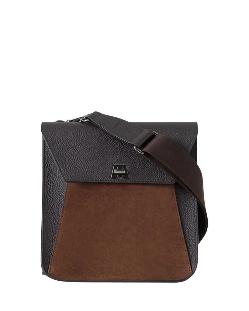 Akris Anouk Small Leather Messenger Crossbody Bag