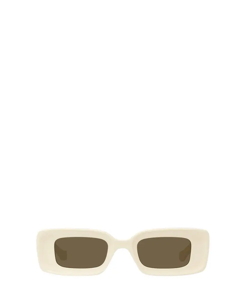 Loewe Anagram Beveled Acetate Rectangle Sunglasses