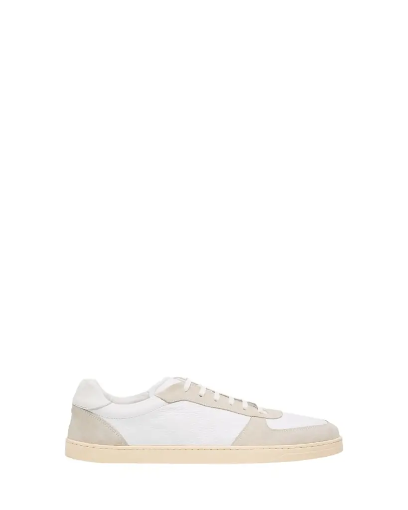 Bergdorf Goodman Men's Deerskin and Suede Low-Top Sneakers