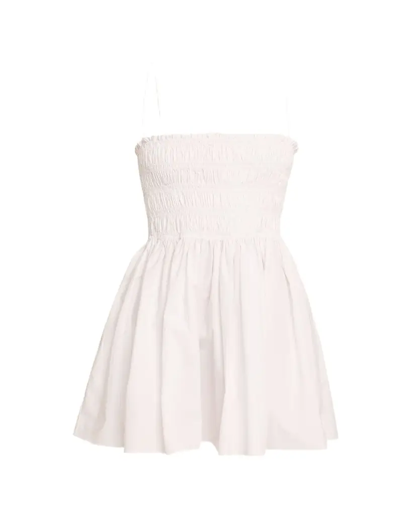 Matteau Shirred Bodice Mini Dress
