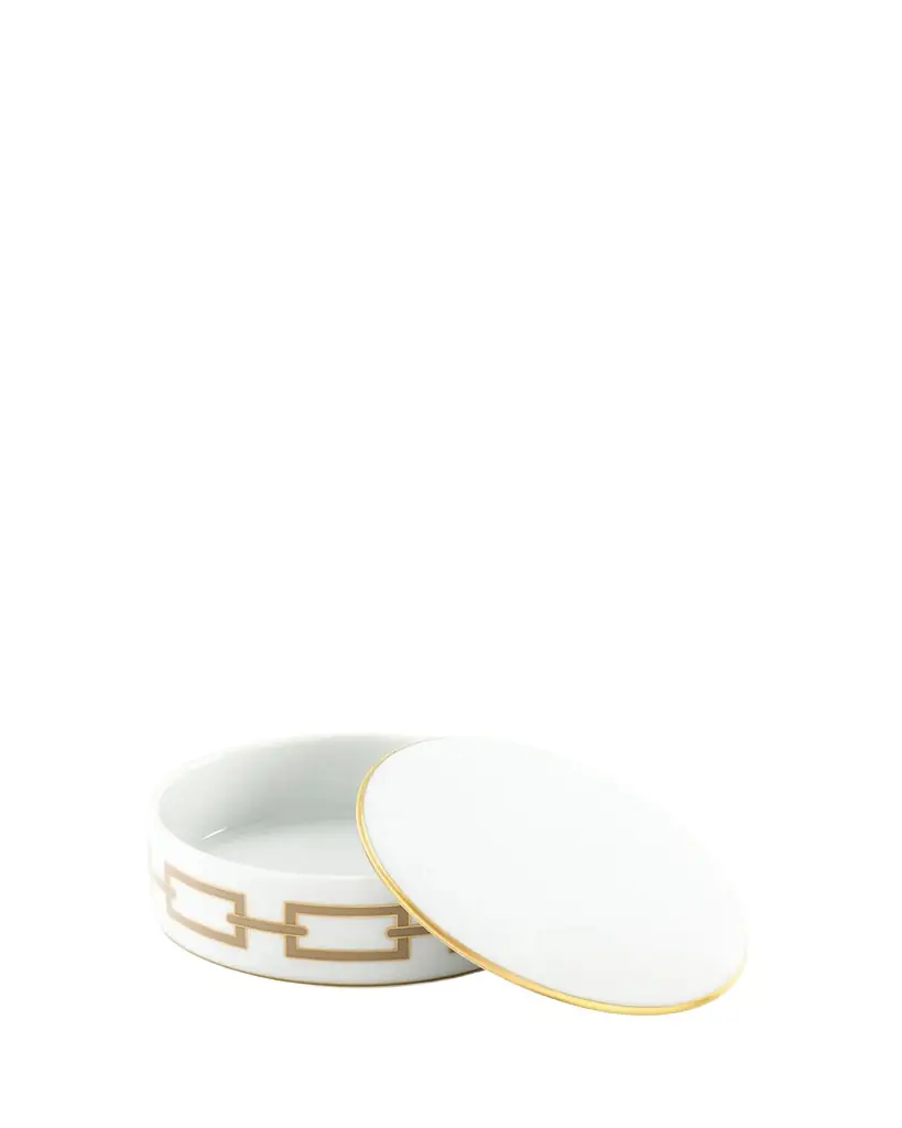 GINORI 1735 Catene Cachemire Round Trinket Box