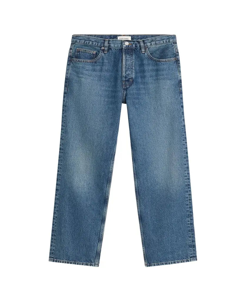 FRAME Men's Relaxed Light Wash Jeans