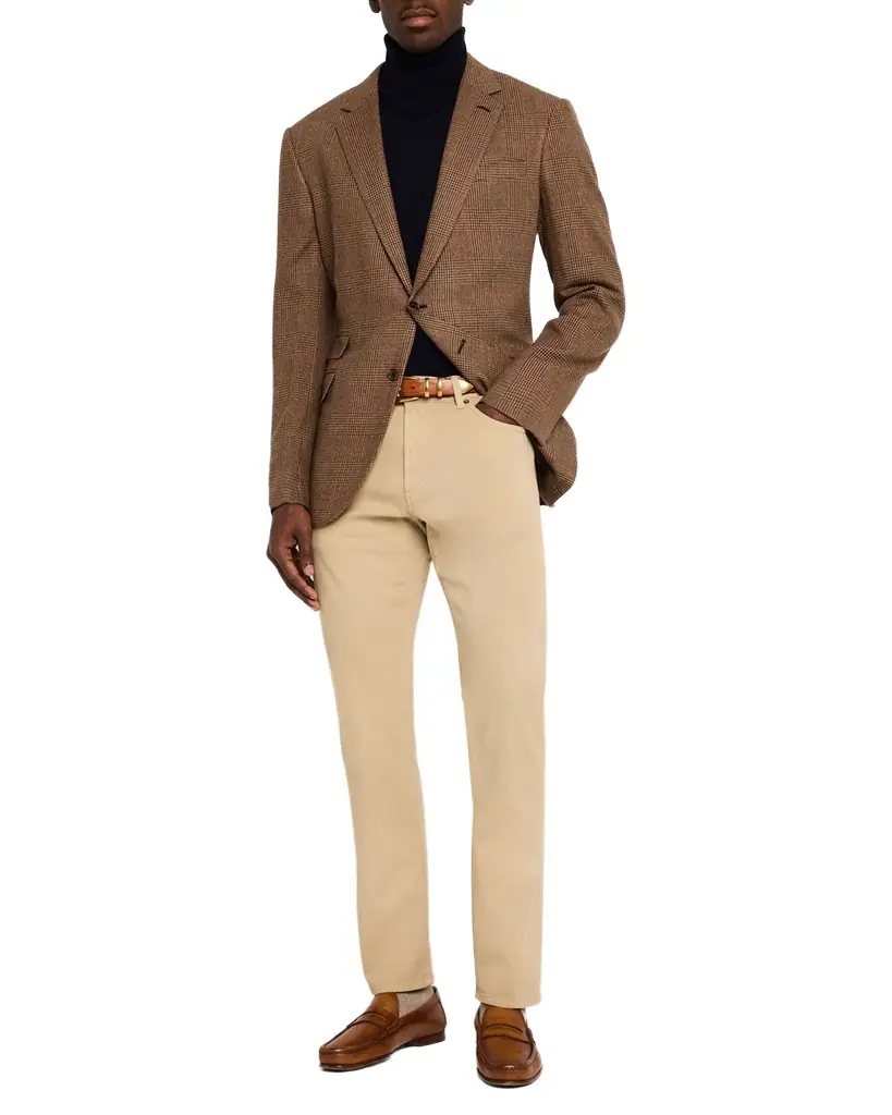 Ralph Lauren Purple Label Slim Fit Stretch Twill Pant