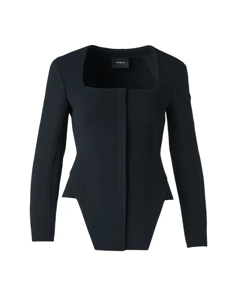 Akris Desiree Double-Face Trapezoid Jacket