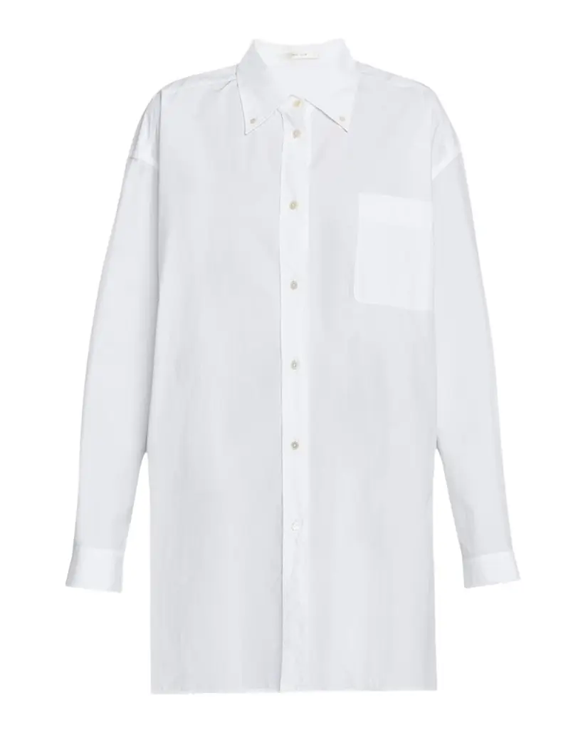 THE ROW Victoria Oversized Button-Front Shirt