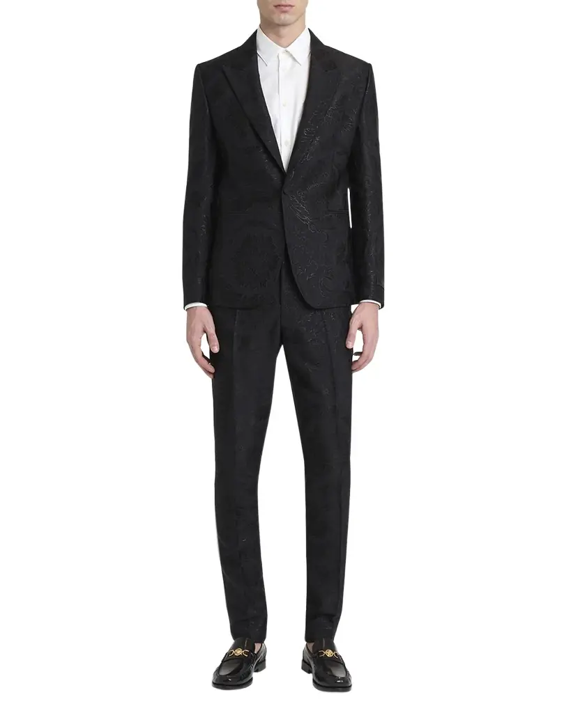 Versace Men's Jacquard Evening Jacket