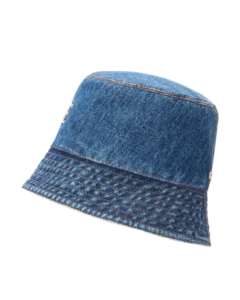 Loewe x Paula's Ibiza Logo Denim Bucket Hat