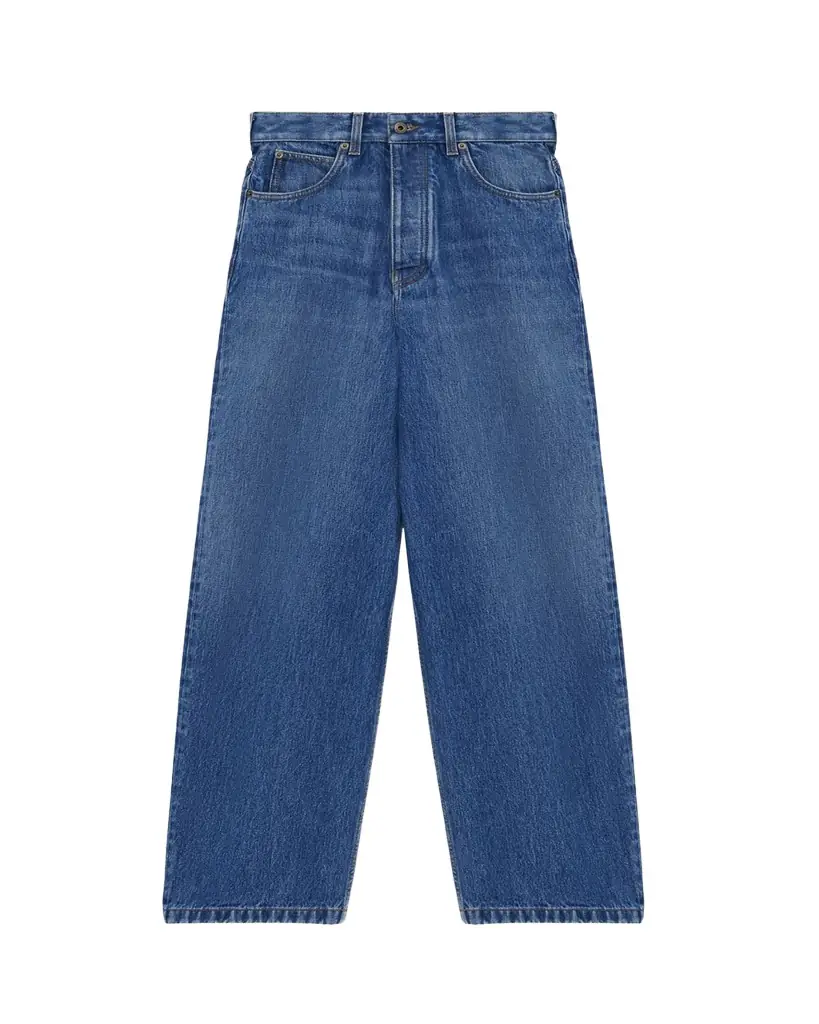 Loewe Men's Straight Fit Cropped Jeans