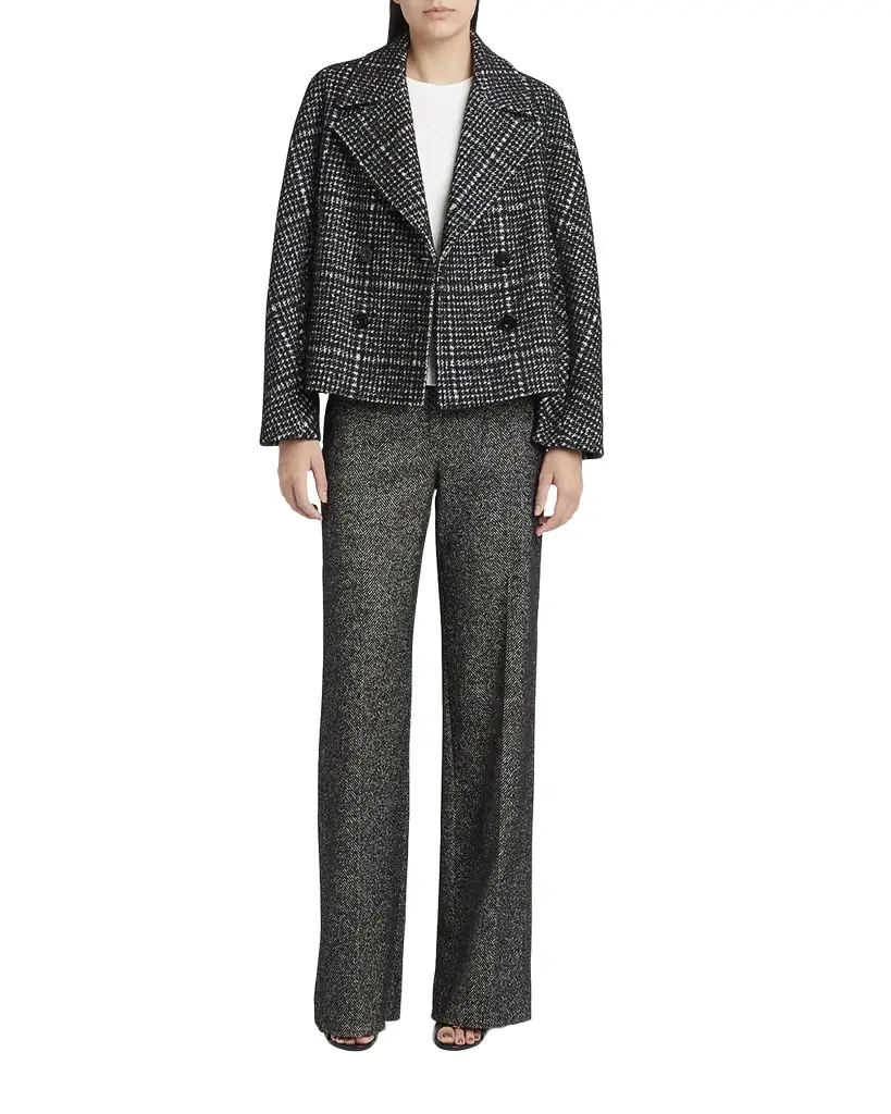 Dolce & Gabbana Check Pied Poule Double-Breasted Jacket