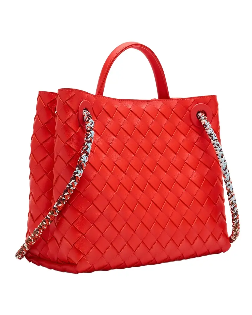 Bottega Veneta Andiamo Small Leather Top-Handle Bag