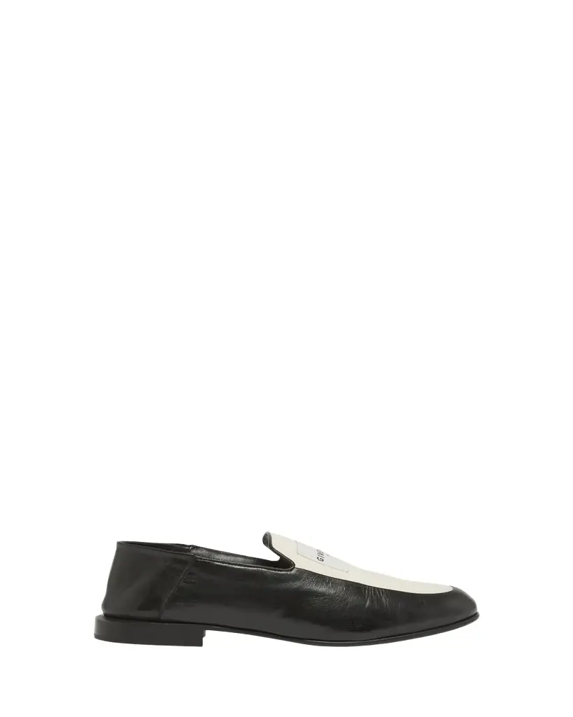 Givenchy Men's Label Leather and Canvas Loafers