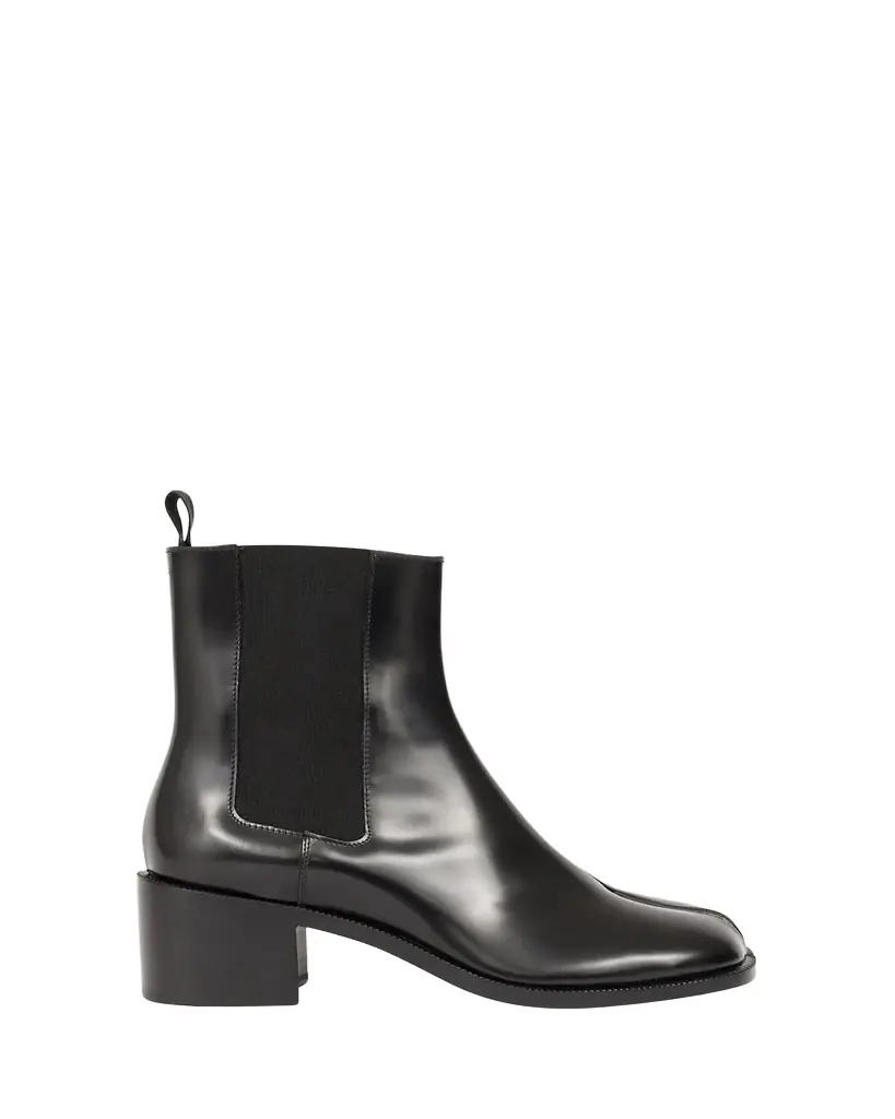 Maison Margiela Tabi City Leather Split-Toe Chelsea Boots