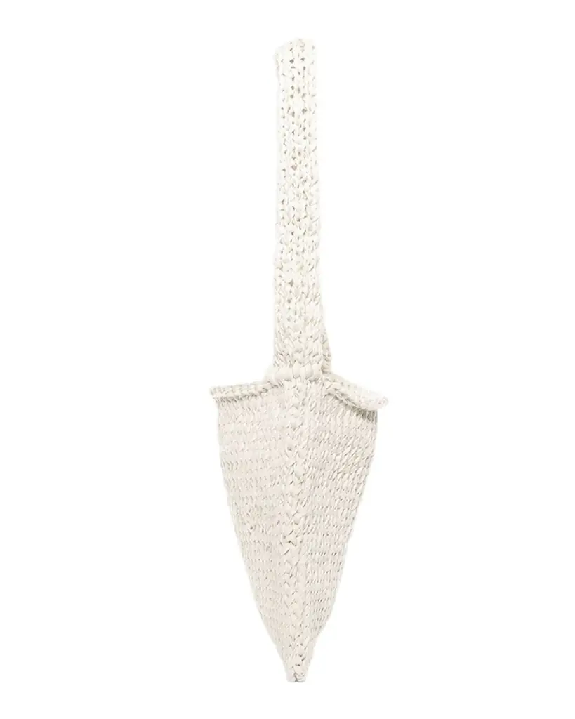 THE ROW Didion Woven Shoulder Bag in Waxed Cotton - Women's Bags