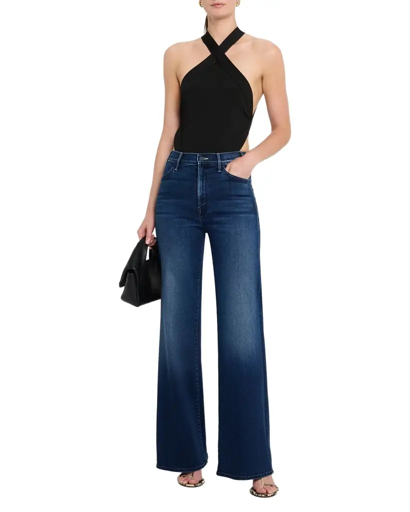 MOTHER The Hustler Roller Sneak Jeans