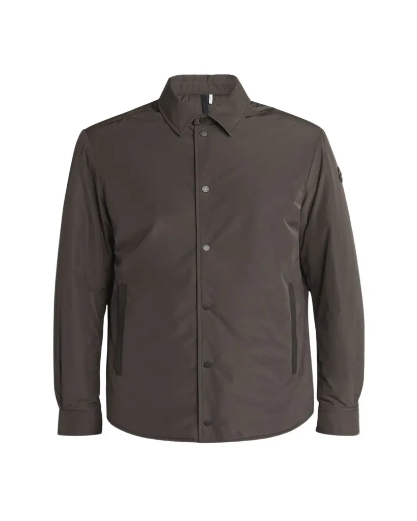 Moncler Men's Edit Dark Brown Gascogne Shirt Jacket - Women's Clothing