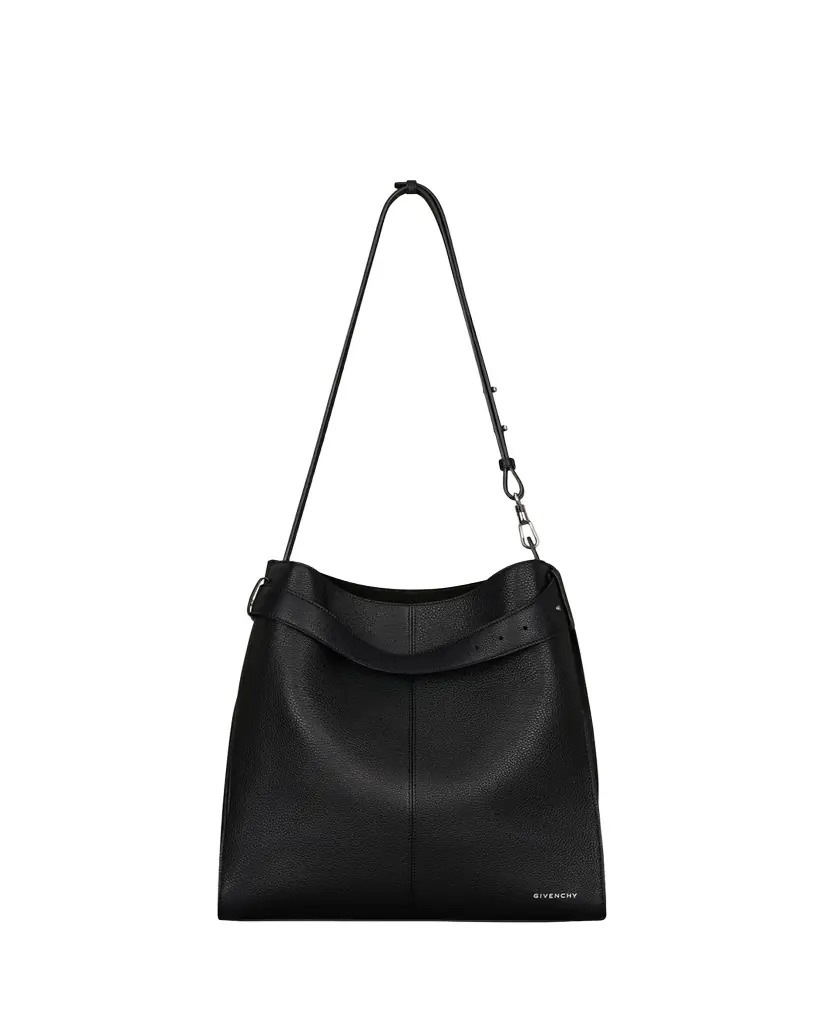 Givenchy Men's Medium Belted Grained Leather Shoulder Bag