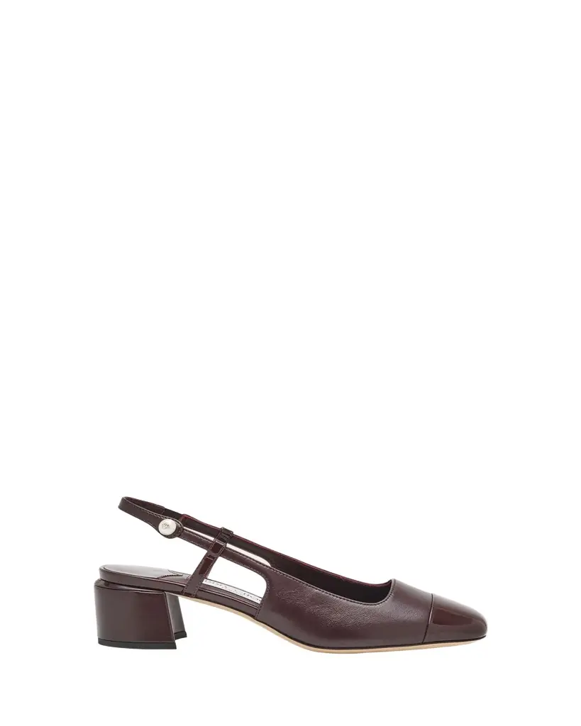 Jimmy Choo Elisa Leather Slingback Pumps
