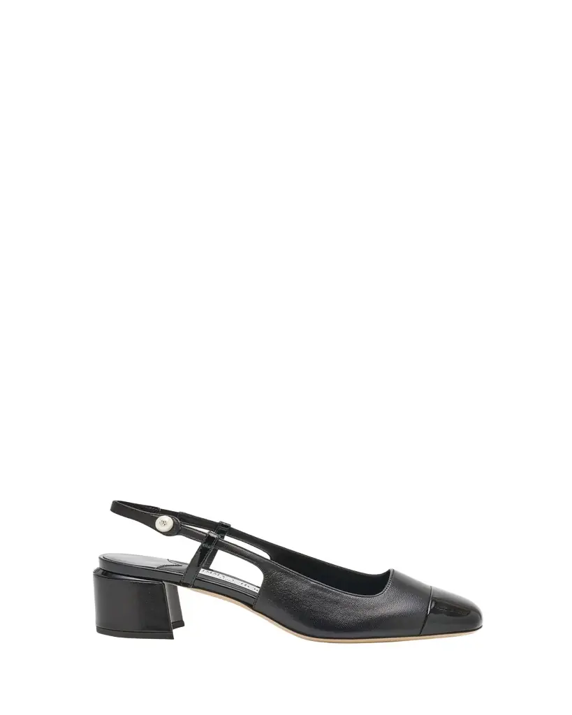 Jimmy Choo Elisa Leather Slingback Pumps
