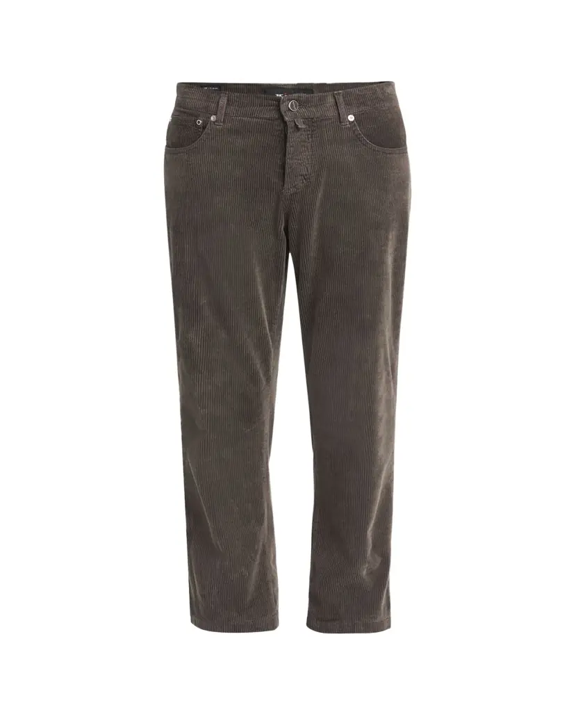Kiton Men's Cotton Stretch Straight Leg Five-Pocket Pants