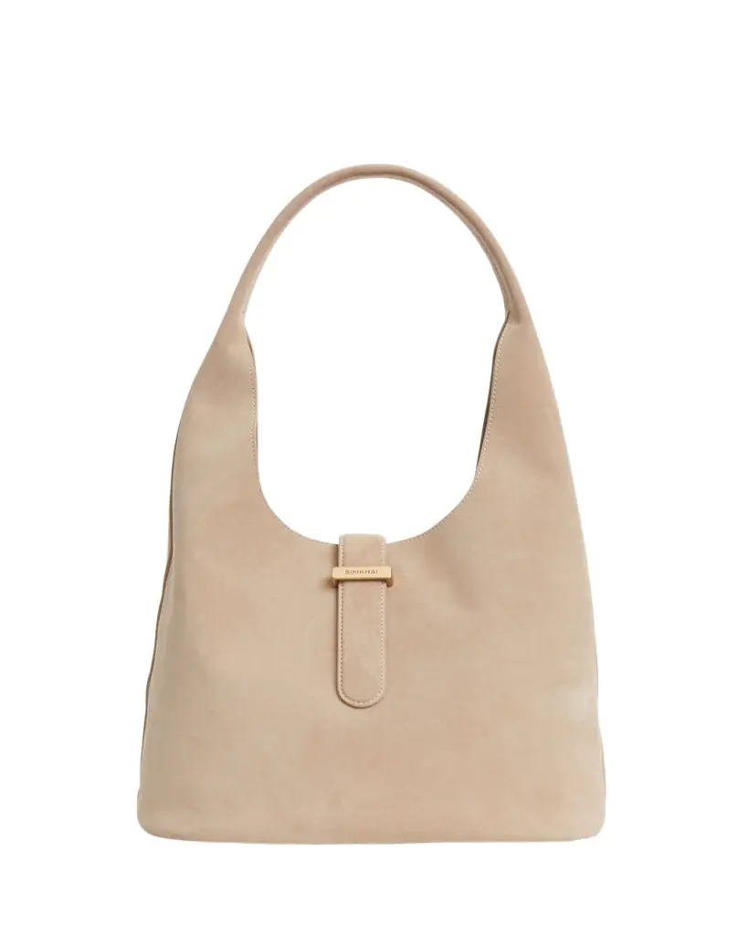 SIMKHAI Khai Suede Hobo Bag
