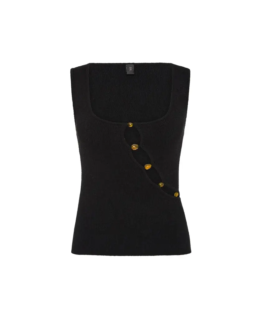 SIR Chiara Beaded Knit Tank Top