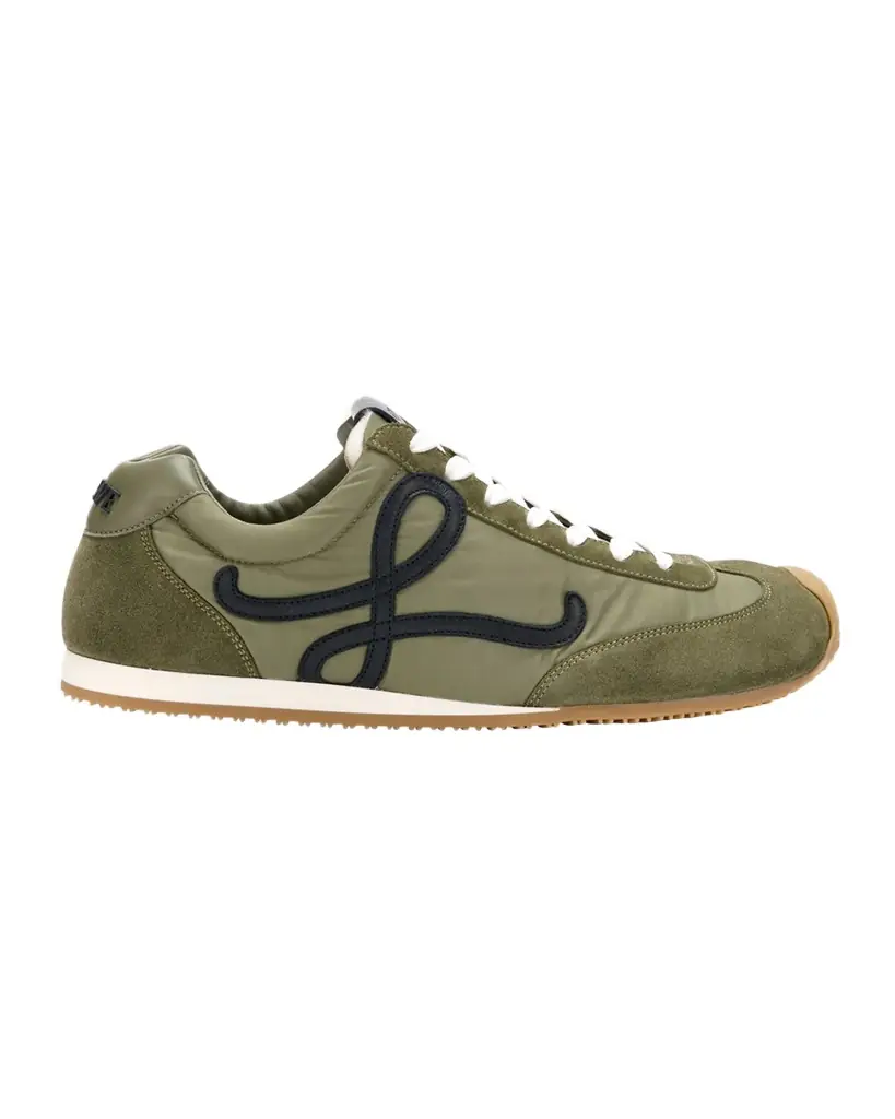 Loewe Men's Ballet Runner 2.0 Nylon & Calfskin Sneakers