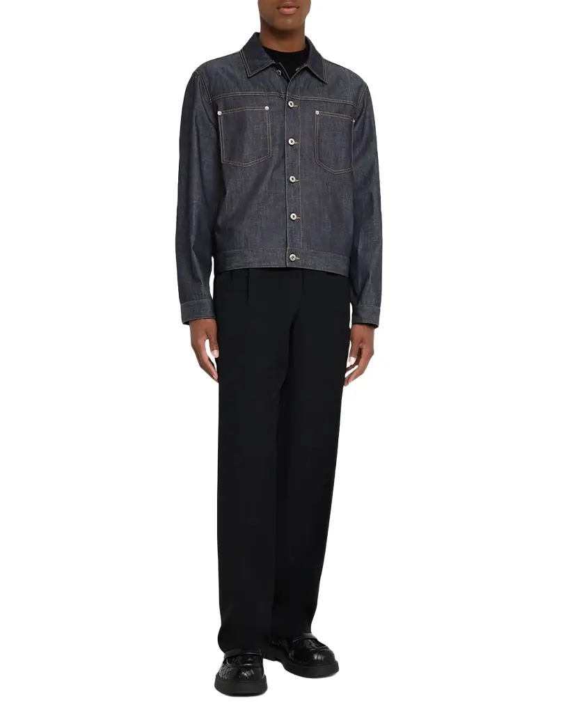 Bottega Veneta Men's Indigo Denim Jacket