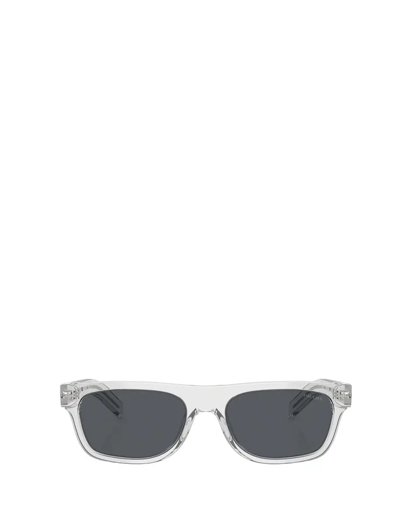 Prada Men's 0PR B12SF Metal and Plastic Square Sunglasses