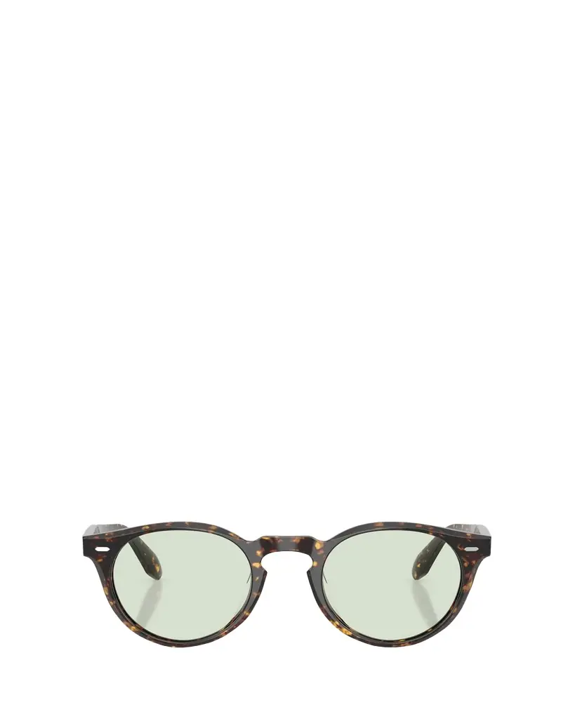 Oliver Peoples Acetate Polarized Round Sunglasses