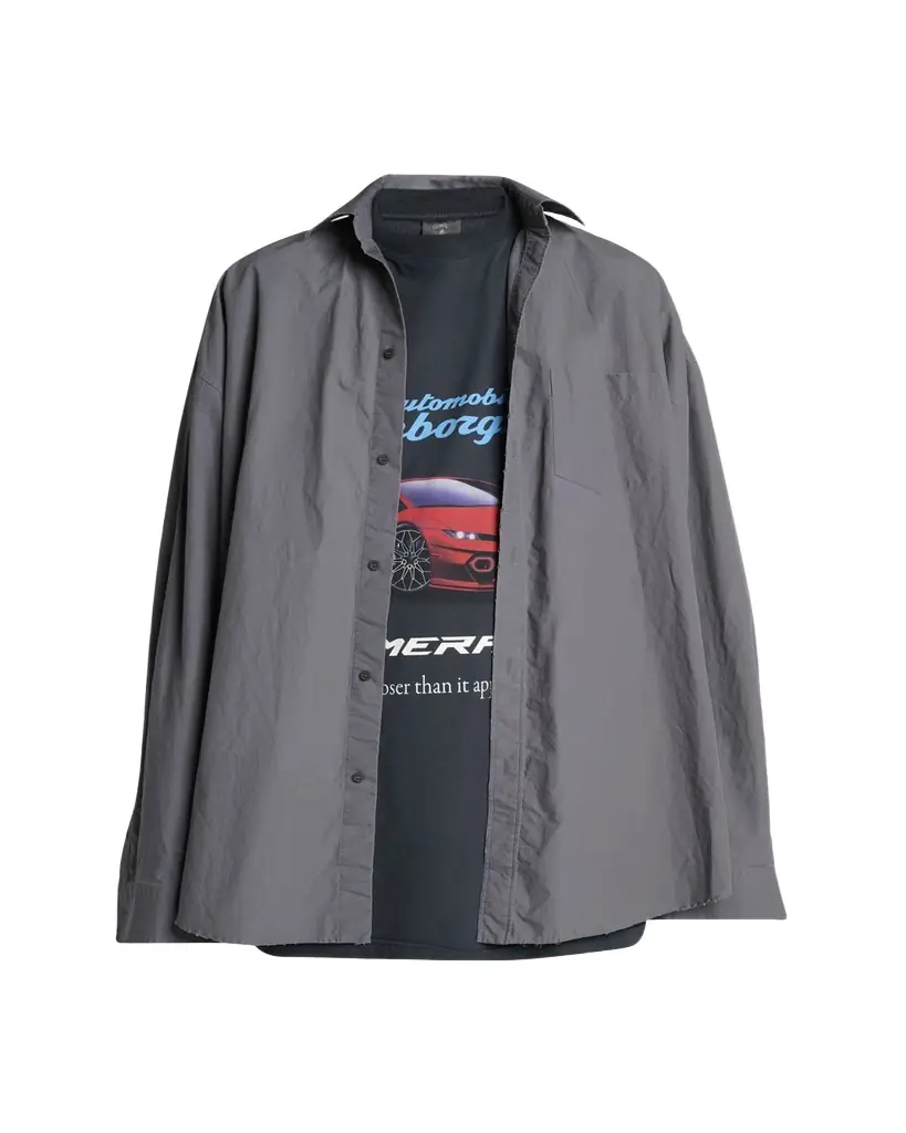 Balenciaga Men's  x Automobili Lamborghini Poplin Layered T-Shirt