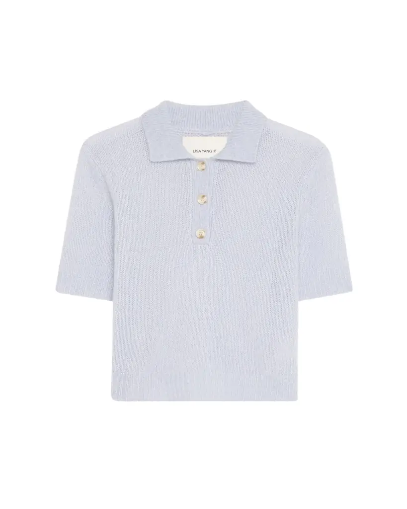 Lisa Yang Masy Cashmere Polo Sweater