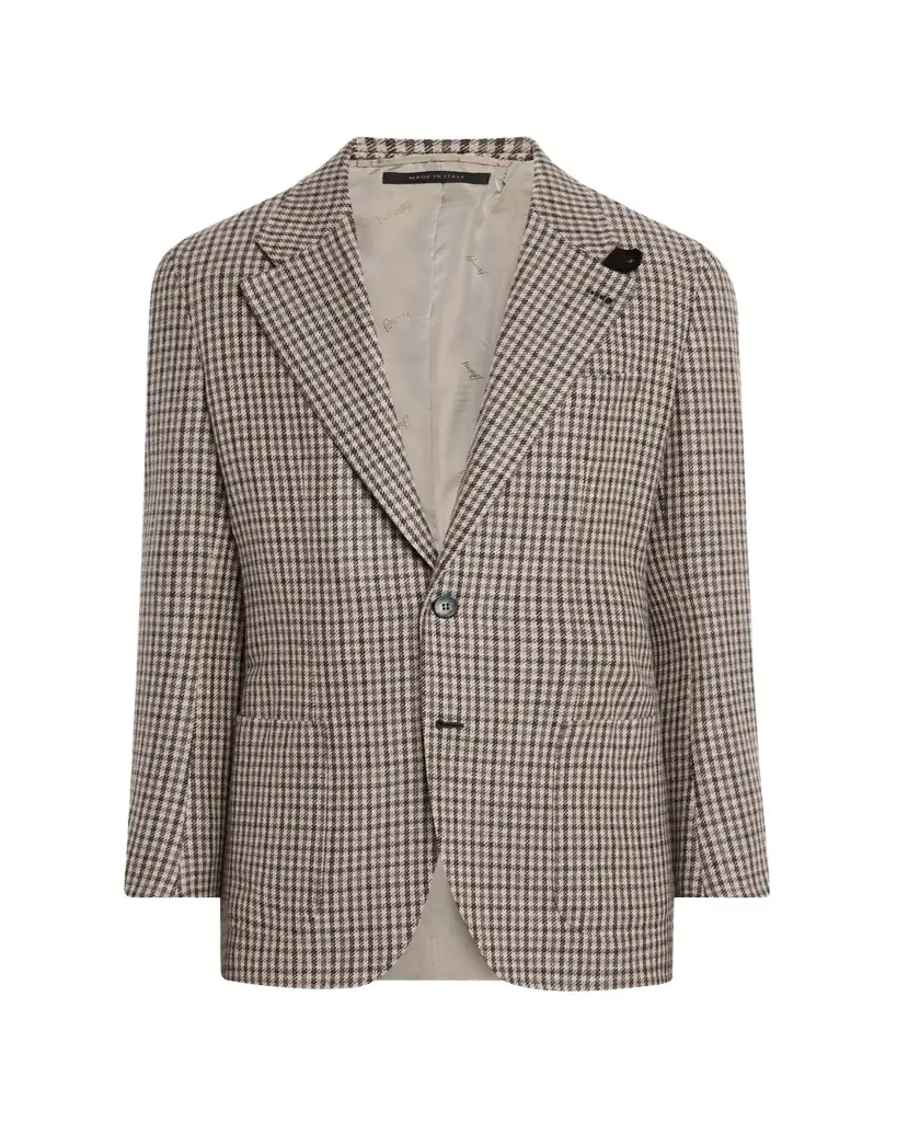 Brioni Men's Brera Cashmere District Check Sport Coat