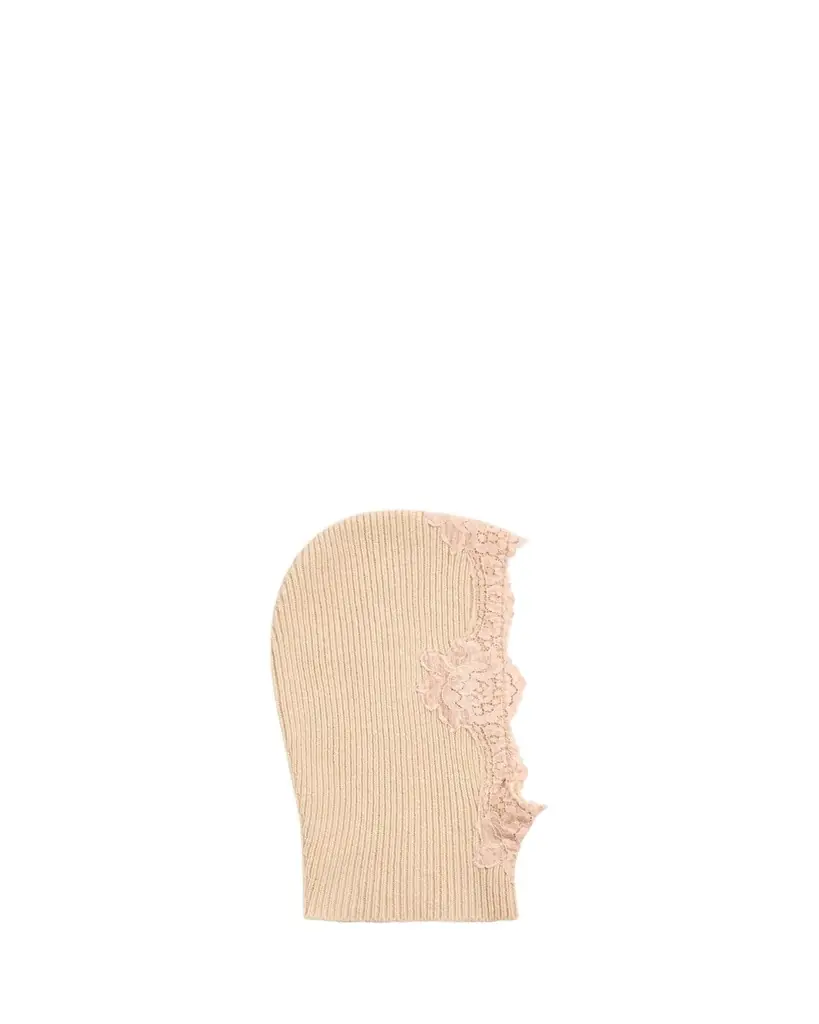 Valentino Garavani VLogo Signature Cashmere & Lace Hood