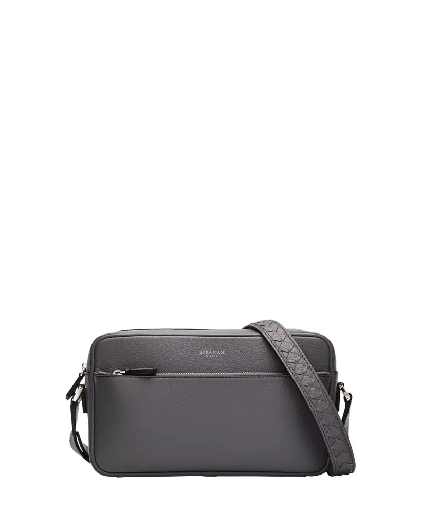 Serapian Men's East/West Cachemire Mosaico Crossbody Bag
