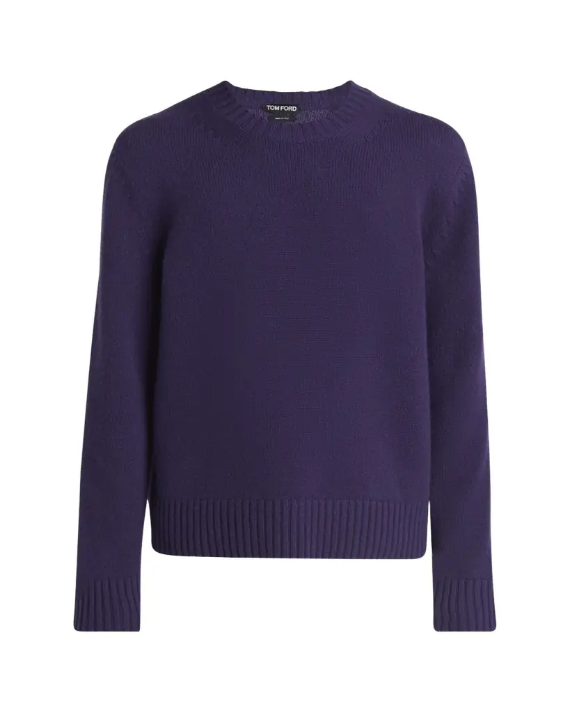 TOM FORD Men's 5 Gauge Cashmere Crewneck Sweater
