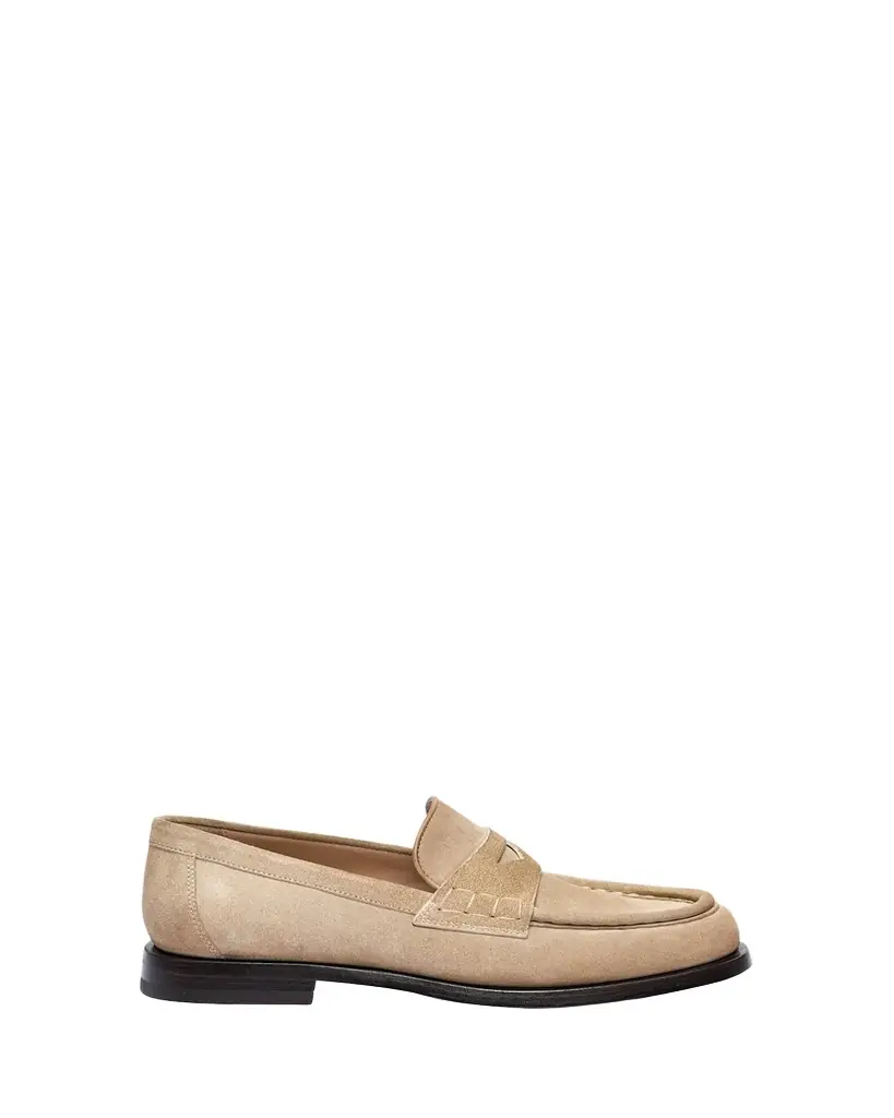 Santoni Airglow Suede Loafers