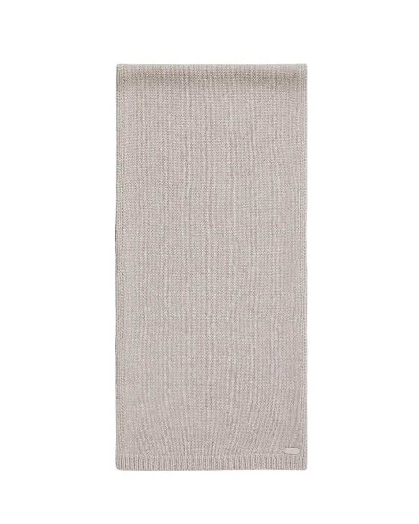Brioni Men's Cashmere Knit Leather-Label Scarf