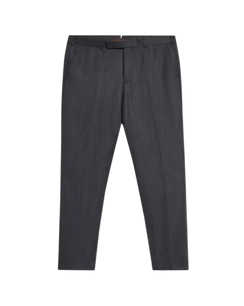 ZEGNA Men's Trofeo Wool Straight Fit Flat-Front Pants