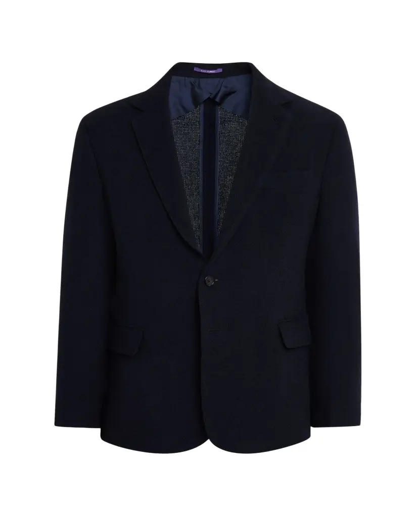 Ralph Lauren Purple Label Men's Textured Wool Notch Lapel Sport Coat