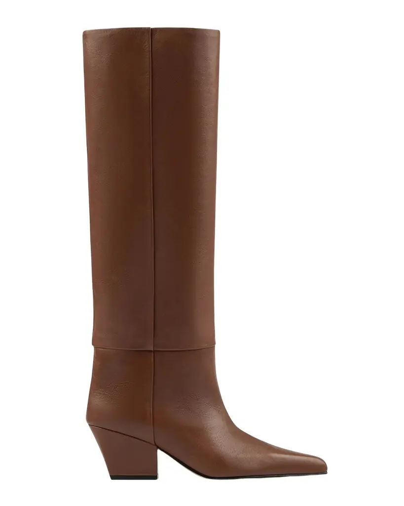 Paris Texas Jane Leather Knee Boots