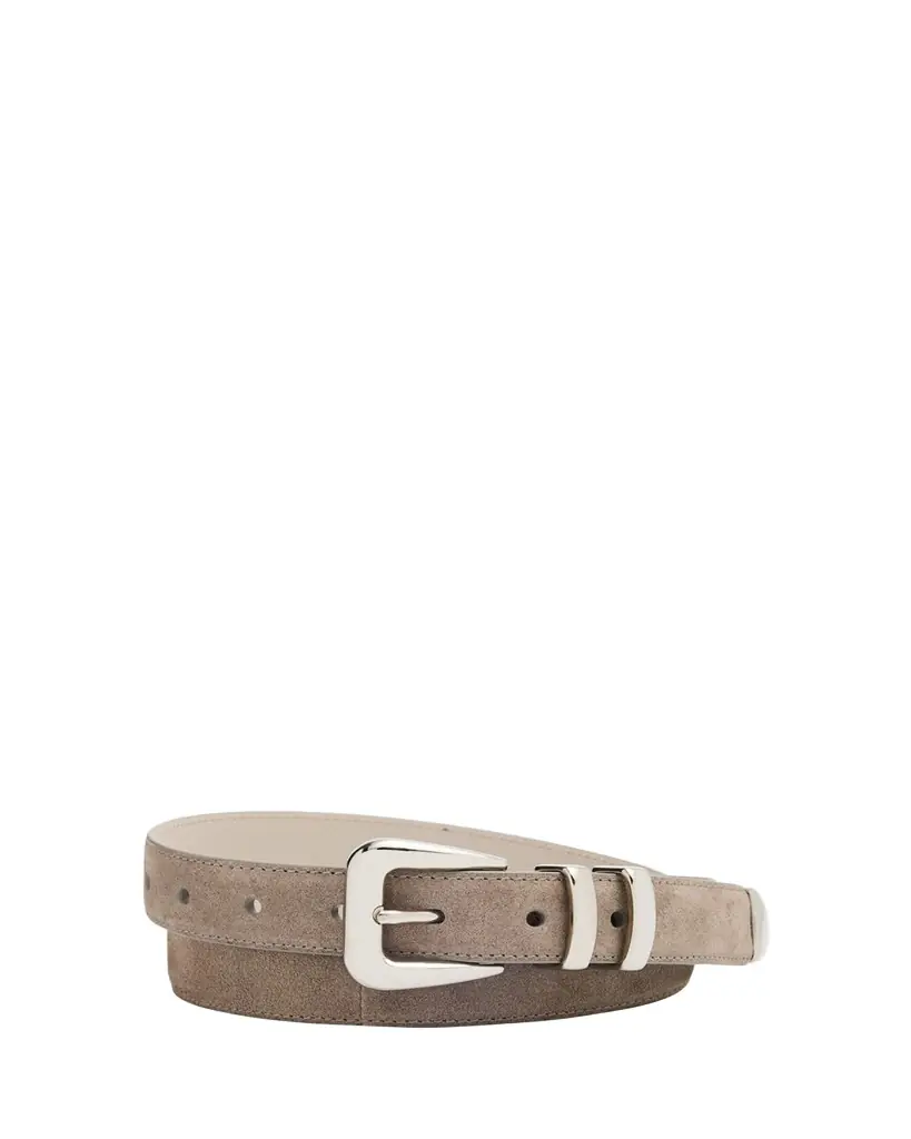 Brunello Cucinelli Men's Suede Western Belt