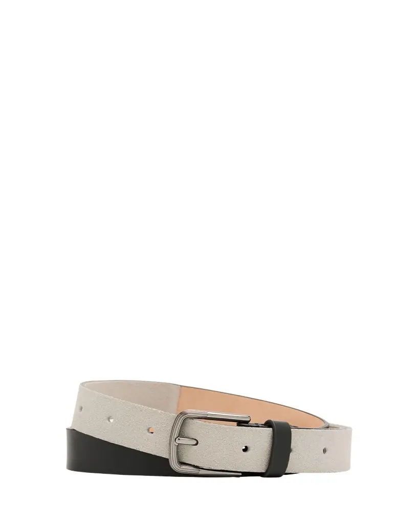 Giorgio Armani Men's Suede and Leather Reversible Belt