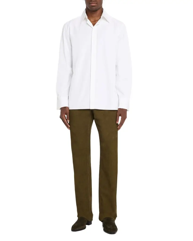Saint Laurent Men's Vintage Corduroy Straight-Leg Jeans