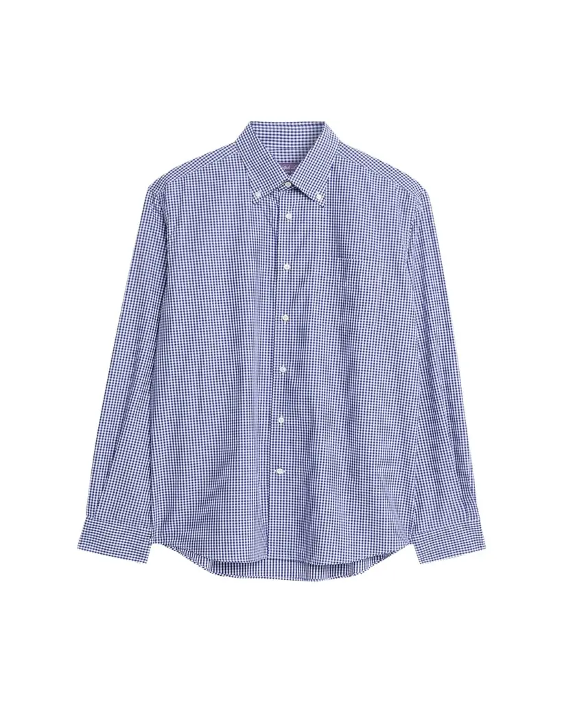 Ralph Lauren Purple Label Micro-Gingham Shirt