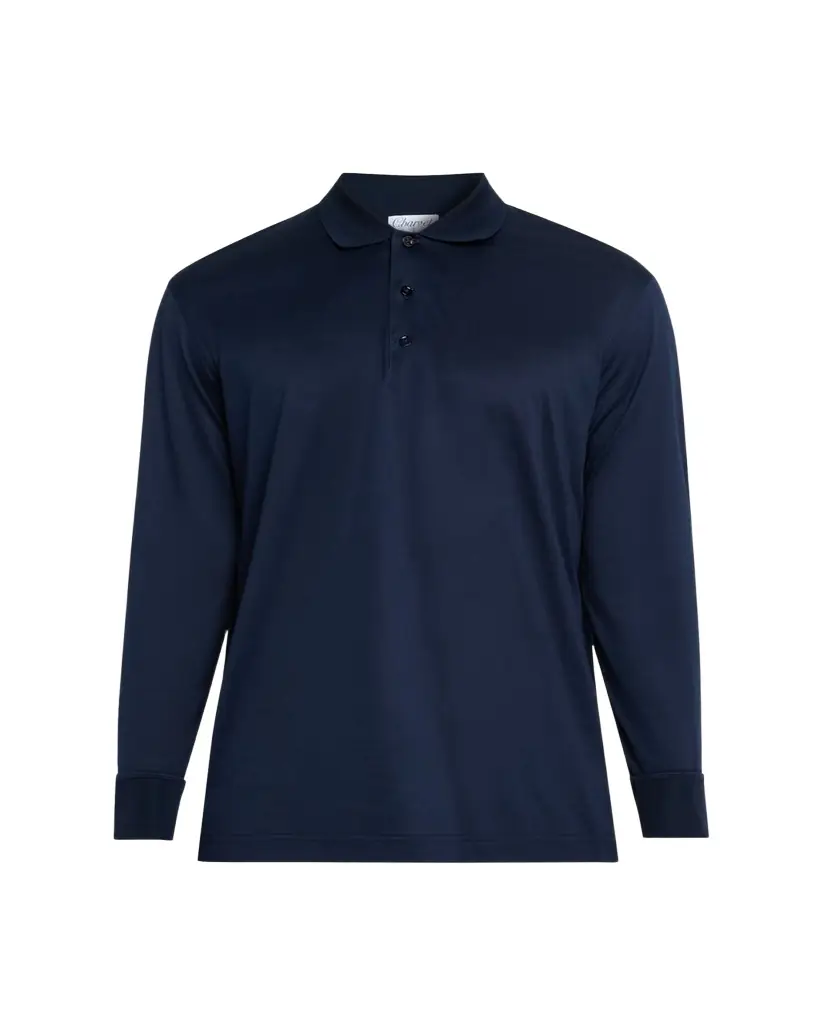 Charvet Men's Cotton Jersey Long-Sleeve Polo Shirt