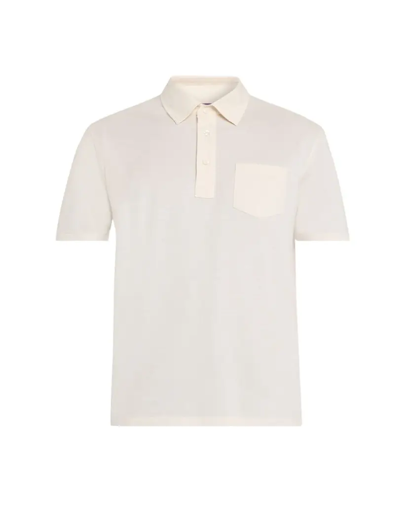 Ralph Lauren Purple Label Cotton-Cashmere Piqué Polo Shirt