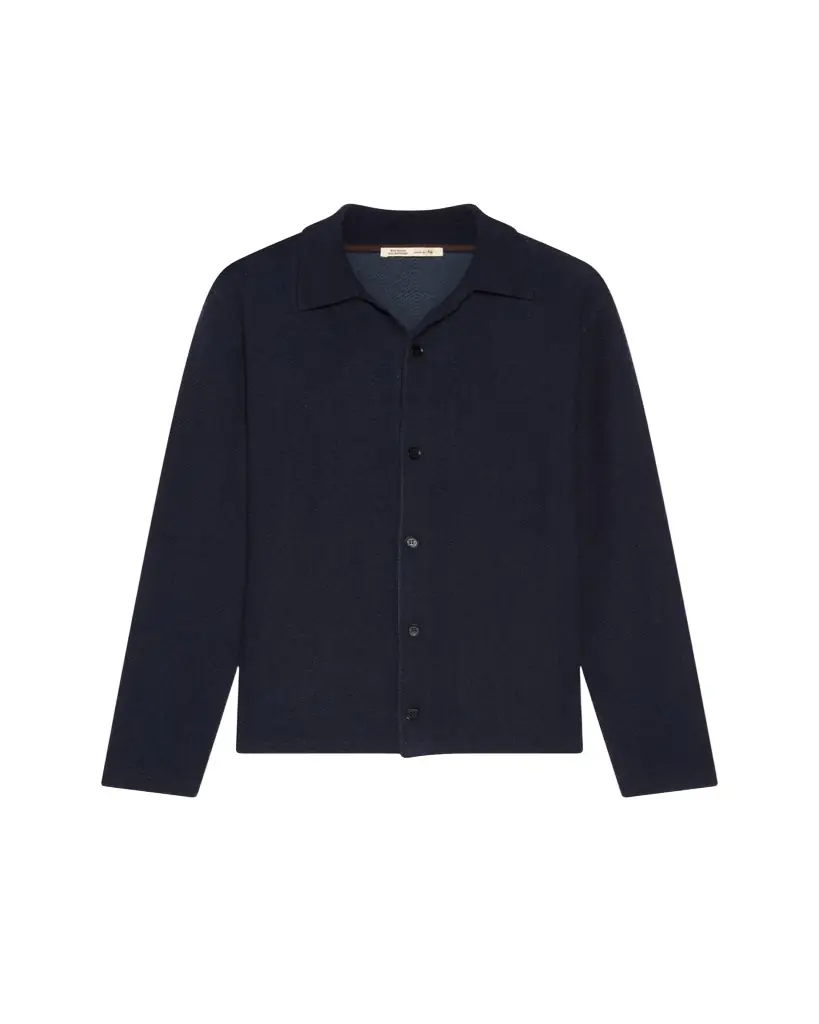 Maurizio Baldassari Men's Herringbone Knit Overshirt