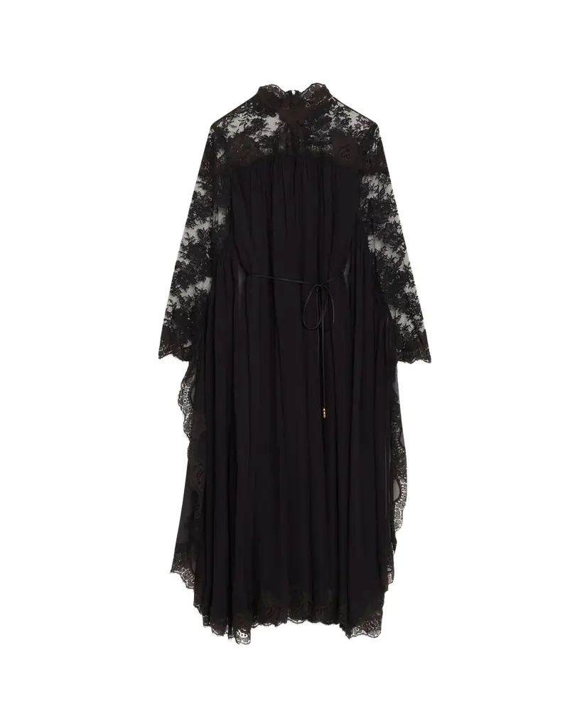 Zimmermann Lace Bat-Wing Maxi Dress